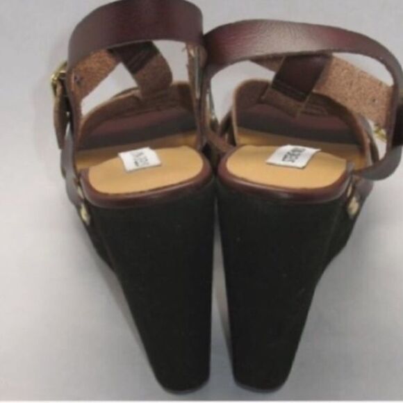 Steve Madden Brown Platform Wedges - Picture 5 of 6